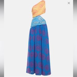 STAUD
Ashlyn one-shoulder chiffon maxi dress